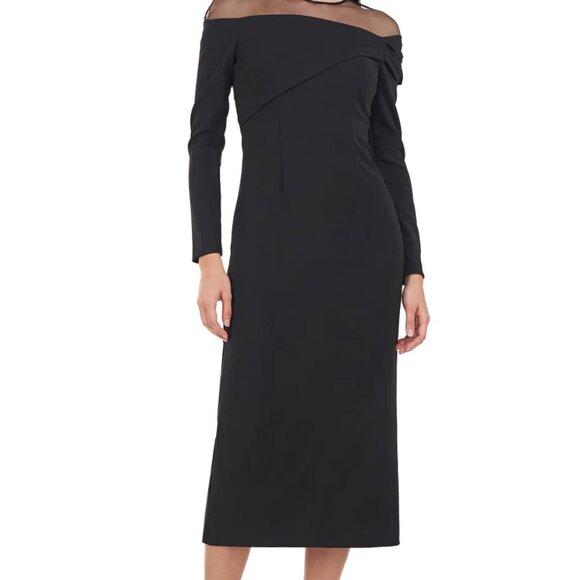 NWT Black Elegant Dress Size 2 JS Collections - Picture 5 of 10